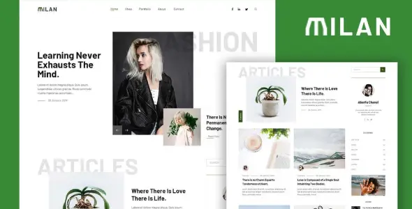 Milan – Blog & Magazine Elementor Template Kit
