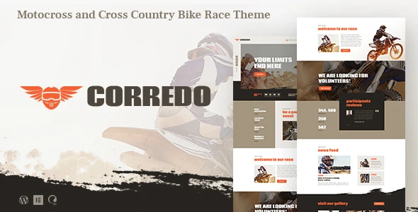 Corredo | Motorcycle & Bike Race Sports WordPress Theme